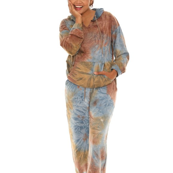 Tie-Dye Hoodie & Pocket Joggers - Picture 1 of 4